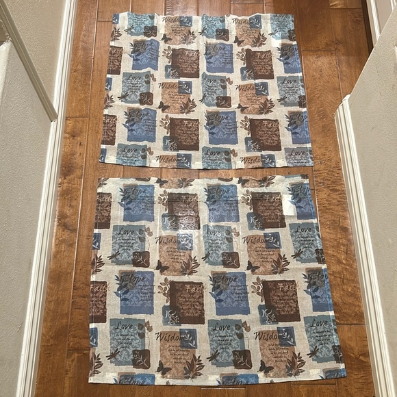 Set of Curtains with Biblical Quotes - Picture 2 of 4